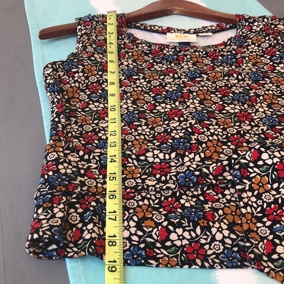Maeve by Anthropologie Floral Print Wrap‎ Top - Picture 7 of 9